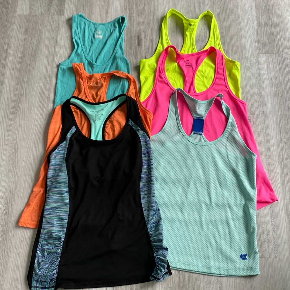 Lot of tank tops.